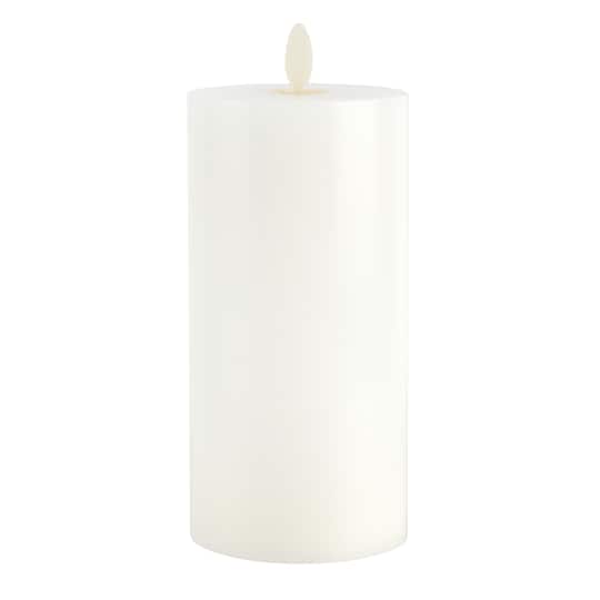 3" x 6" Moving Flame LED Wax Pillar Candle by Ashland®